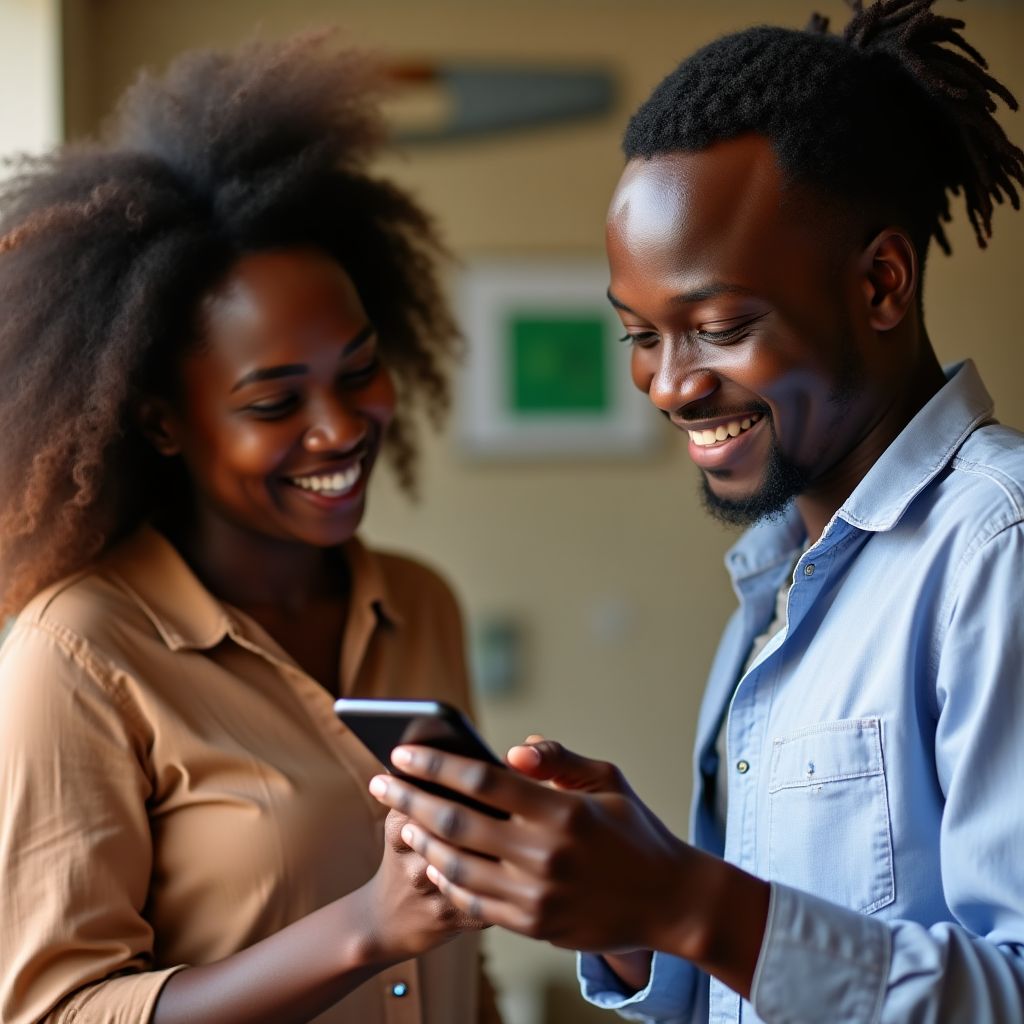 Mobile app demonstration